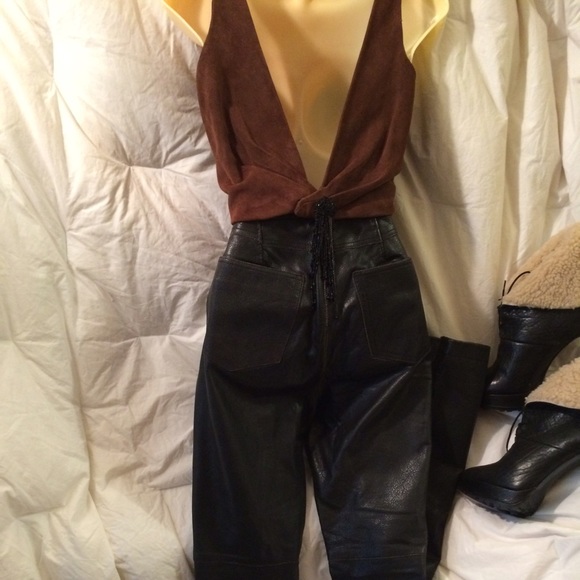 ANDREW MARC Distressed Leather - Picture 2 of 4