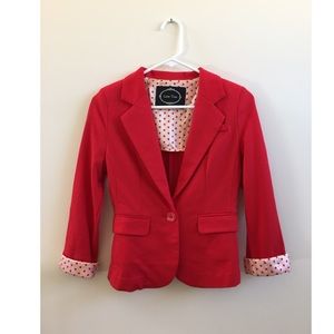 F21 Red Blazer