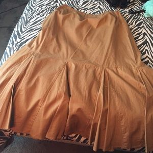 Camel trumpet skirt