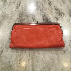 NWOT! HOBO wallet. Red/orange