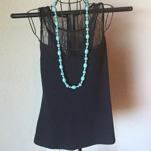 Black lace top