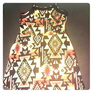 Last chance!!!!!Cute Aztec dress.