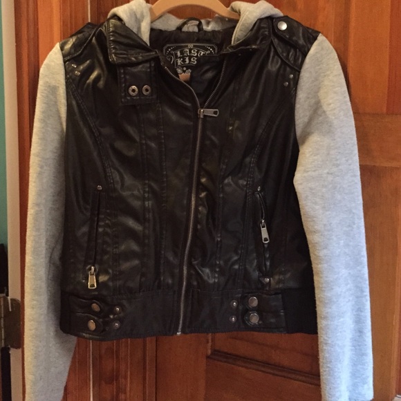 Last Kiss Jackets & Blazers - Varsity Jacket With Hoodie
