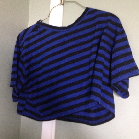 Forever 21 striped crop top