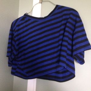 Forever 21 striped crop top