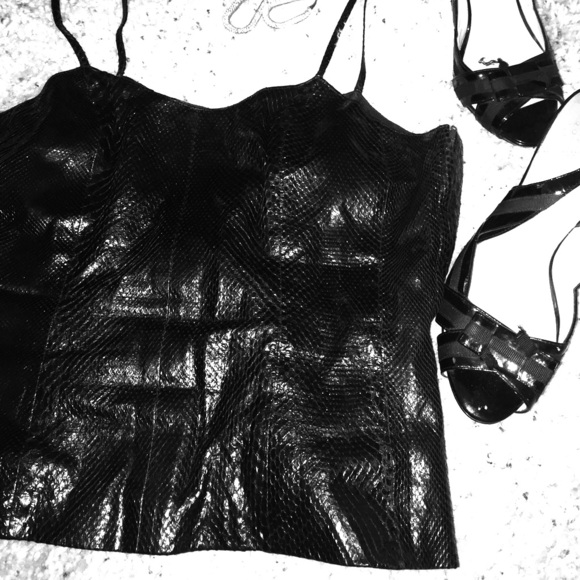 Snake skin camisole