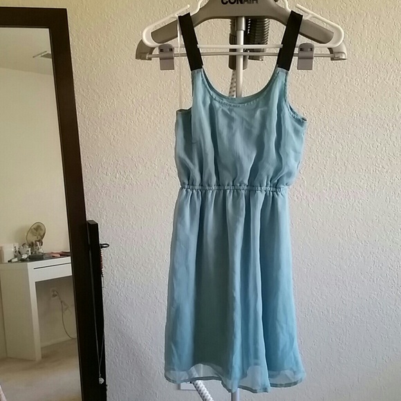 Blue dress