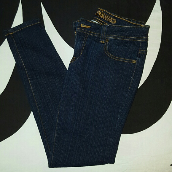 New dark denim skinny jeans. Great for short gals!