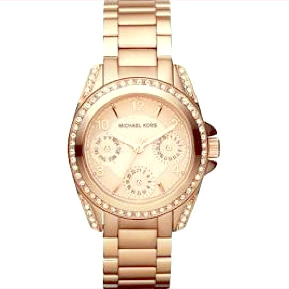 Michael Kors Mini Blair Rose Gold-Tone Watch