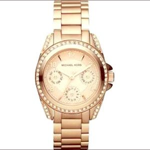 Michael Kors Mini Blair Rose Gold-Tone Watch