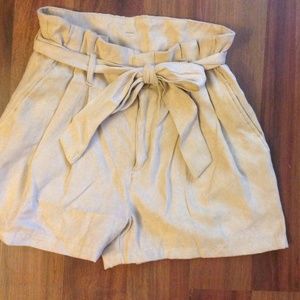 Suede High Waisted Shorts
