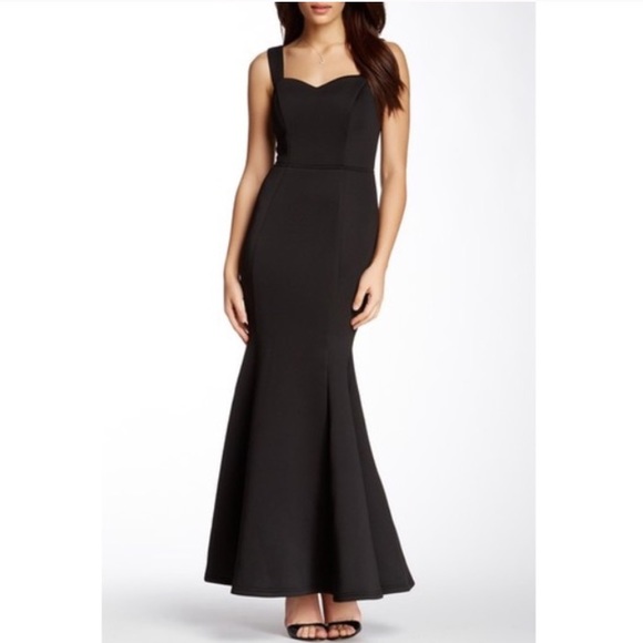 Gracia Black Scuba Mermaid Dress! Size Small