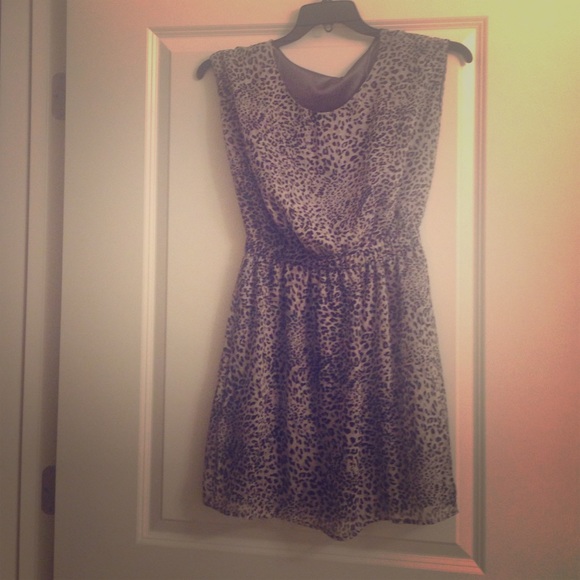 Alice Moon Gray Leopard Dress