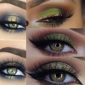 Authentic MAC pigment in Golden olive