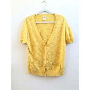 Mossimo Yellow Cardigan