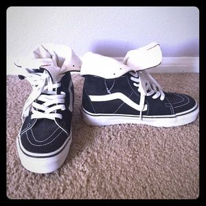Vans Black/White High tops