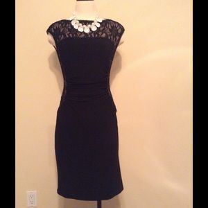 Black cocktail dress