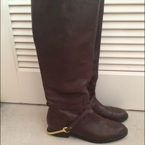 Ralph Lauren Jenny Apricot Riding Boots