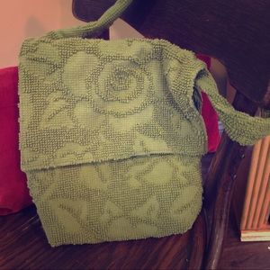 Cross body handmade purse