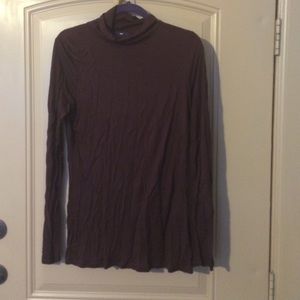 Deep burgundy turtleneck