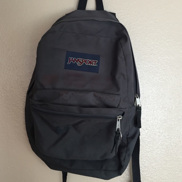 Grey jansport backpack