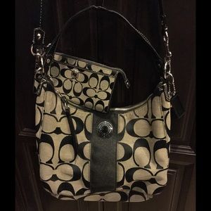 Coach purse and wallet