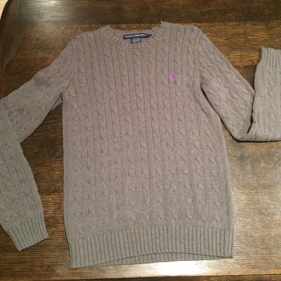 Grey Ralph Lauren sweater
