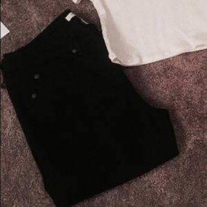 Black high waisted jeans