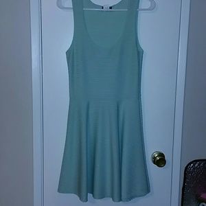 Mint green flowy dress