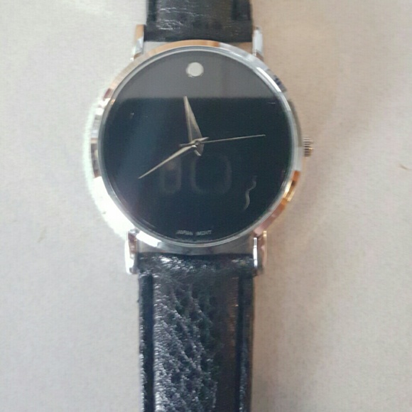 Men's black watch