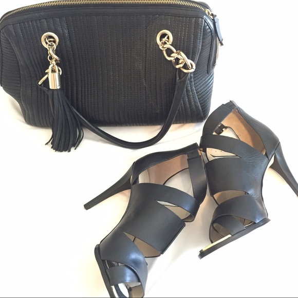 Calvin Klein handbag with tassel and gold detail