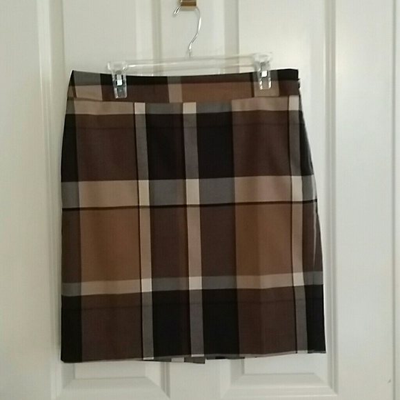 Shades of brown and gray skirt