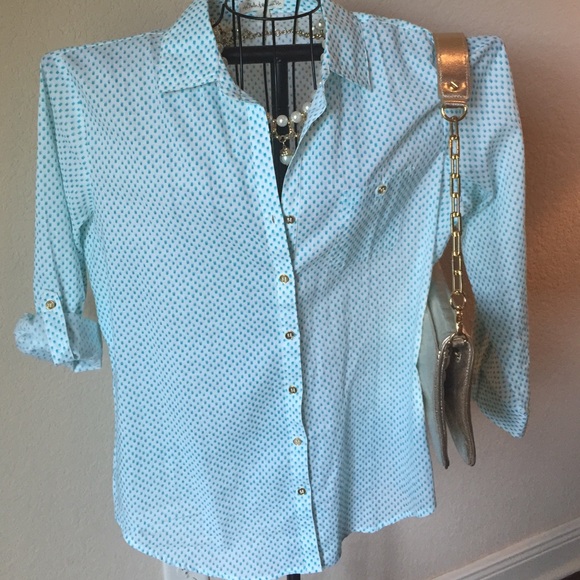 Blue button down shirt - Picture 1 of 3