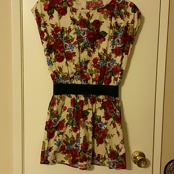 Flowery mini dress