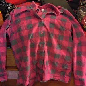 Plaid heavy buttondown shirt