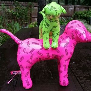 Pink vs dogs small and x large