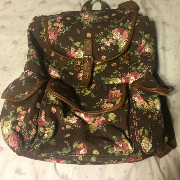 Floral backpack