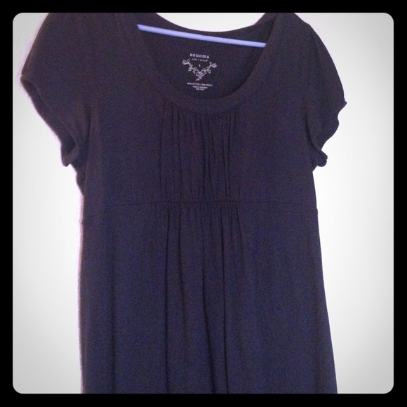 Black baby doll dress