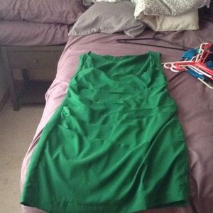 Express emerald green dress