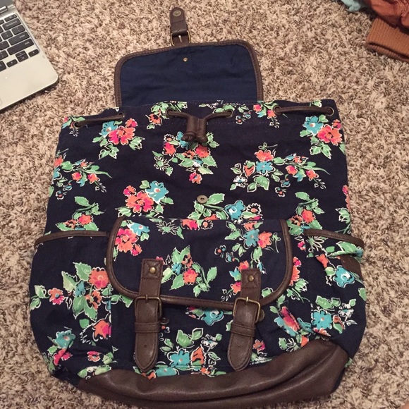 Floral backpack
