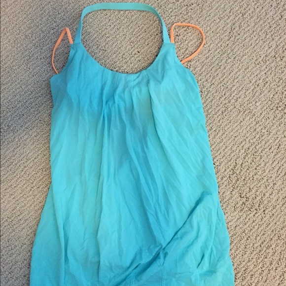 ‼️FLASH SALE‼️ Lulu tank top. Blue. Strappy.