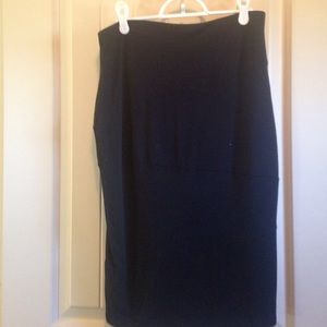 Black pencil skirt