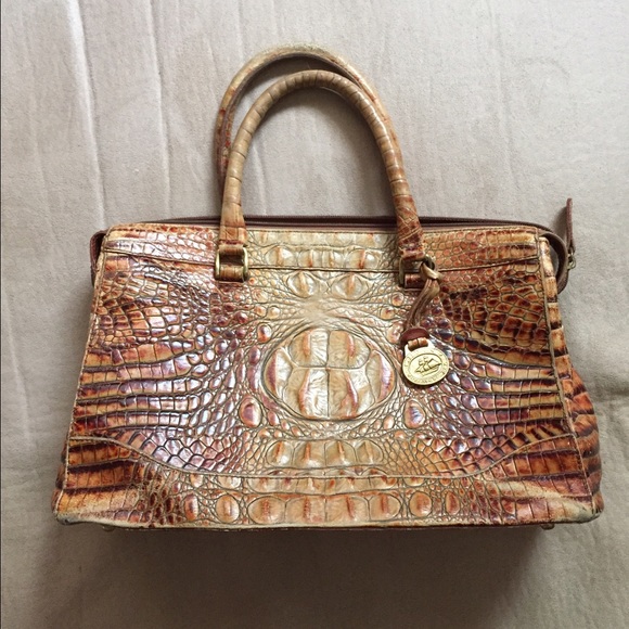 Authentic alligator Brahmin purse