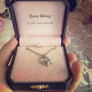 Juicy couture ring charm necklace