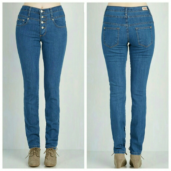 ModCloth Denim - Modcloth High Waist Pinup Jeans