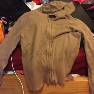 Brown hoodie