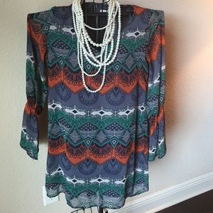 Multi colored dress