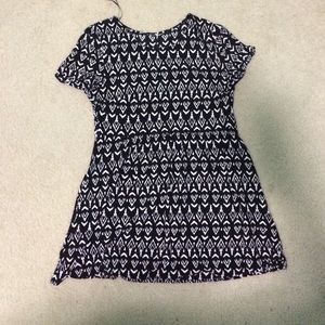 H&M geo print slip dress