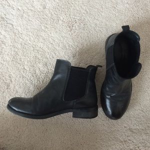 Black topshop Chelsea boots