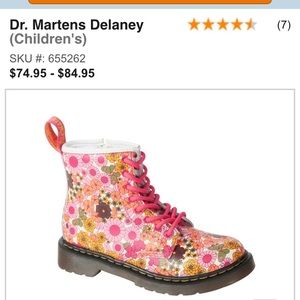 Vintage Daisy pink rose Softy DR.Martins